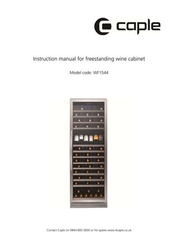 WF1544 instruction manual