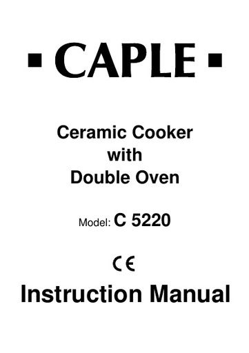 C5220 Instruction manual