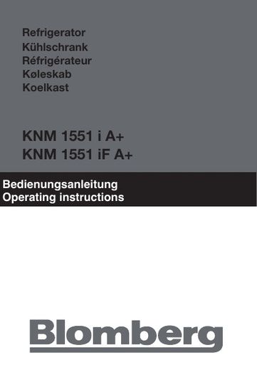 Blomberg KNM 1551 iF Refrigerator