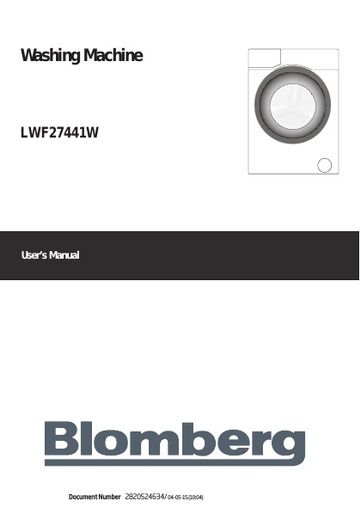 Blomberg LWF 27441 W Washing Machine