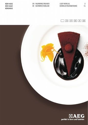 AEG KD91403E Warming Drawer