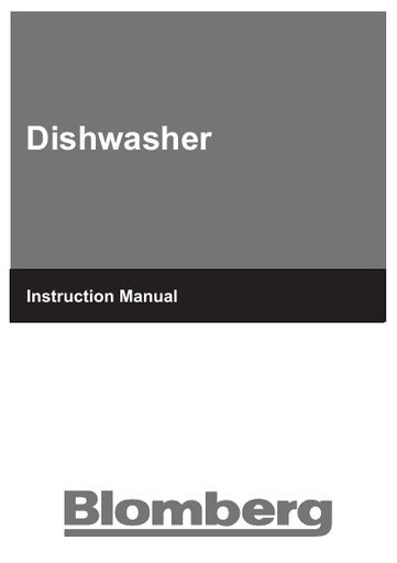 Blomberg GSN 9582 XB7 Dishwasher