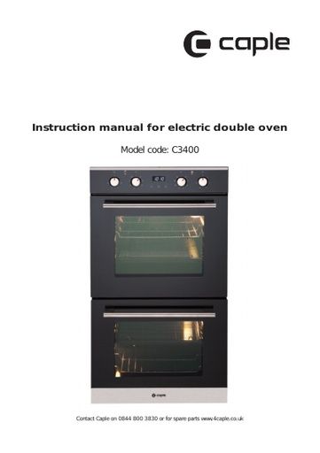 C3400 Instruction manual