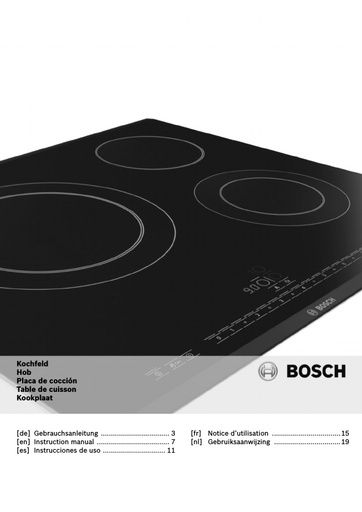 Bosch electric hob - HAP1211