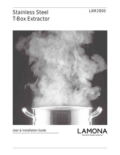 Lamona 60cm Touch Control T Box Chimney Extractor - LAM2800