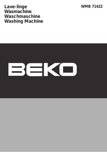 BEKO WMB 71422 Washing Machine
