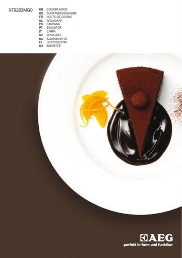 AEG X79283MG0 Cooker Hood User manual