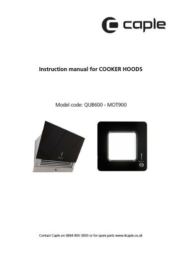 MOT900 Instruction manual