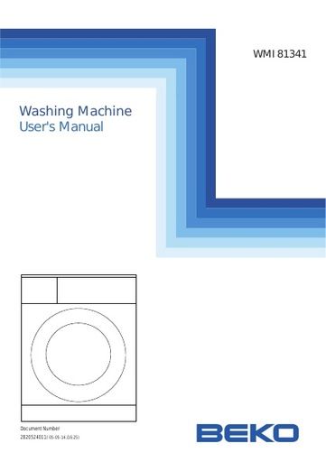 BEKO WMI 81341 Washing Machine