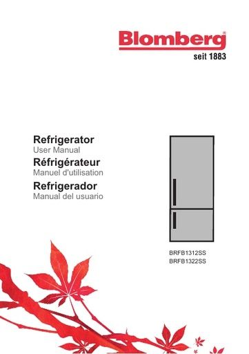 Blomberg BRFB 1312 SS Fridge Freezer