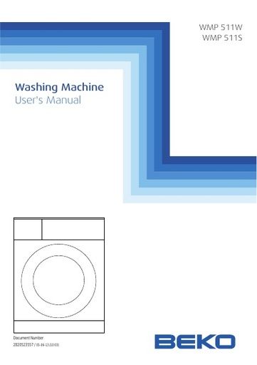 BEKO WMP 511 W Washing Machine