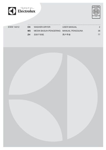 Electrolux EWW14012 Washer Dryer