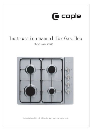 C704G Instruction manual