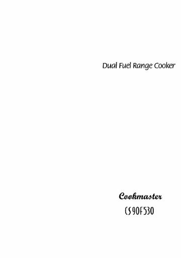 Leisure Black Range Cooker - HAP5003
