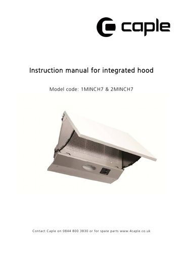 1MINCH7 Instruction manual