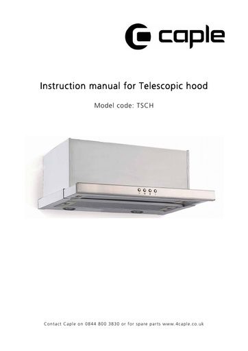 TSCH Instruction manual