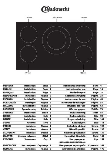 Bauknecht ESPIF 8950 IN Hob
