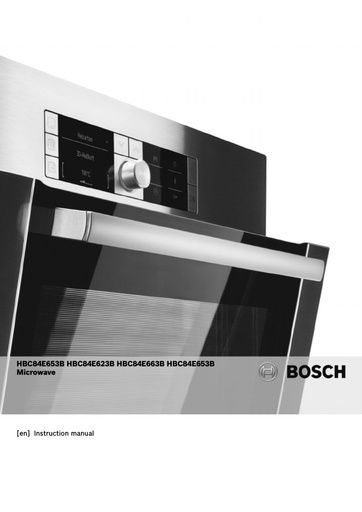 Bosch Integrated Combination Microwave   HAP7010