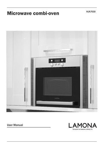 Lamona Stainless Steel and Black Wall Unit Microwave - HJA7030