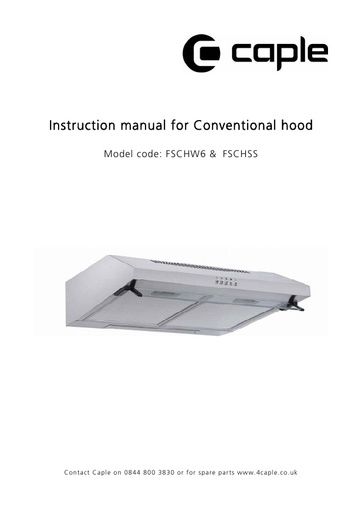 FSCHSS Instruction manual