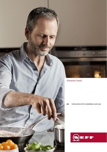 Neff 60cm Flat Glass Extractor - HNF2500