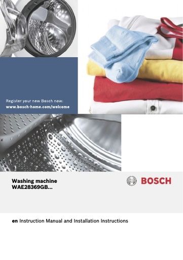 Bosch Freestanding 1200rpm Washing Machine - FHJ8536
