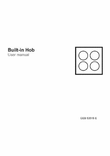 Blomberg GEB 53515 Hob