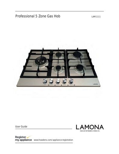 Lamona 5 burner professional gas hob - Lamona 5 b