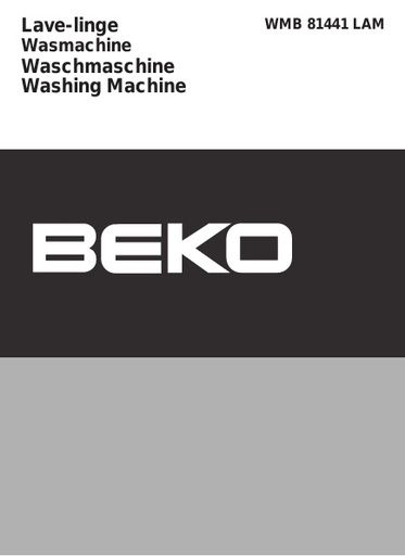 BEKO WMB 81441 LAM Washing Machine