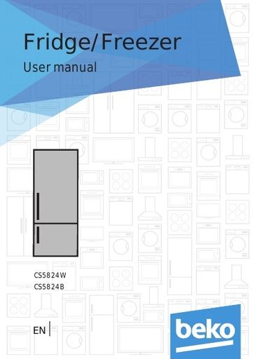 Beko freestanding 50:50 fridge freezer - FBQ6203