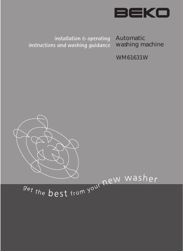 BEKO WMB 61631 W Washing Machine