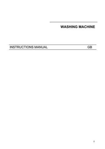 WMI1012 instruction manual