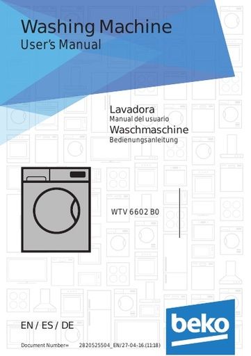 BEKO WTV 6602 B0 Washing Machine