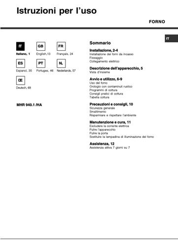 Hotpoint Deco MHR 940 1 (AN) HA Oven