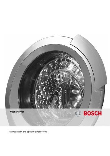 Bosch Integrated Washer Dryer - HAP8700
