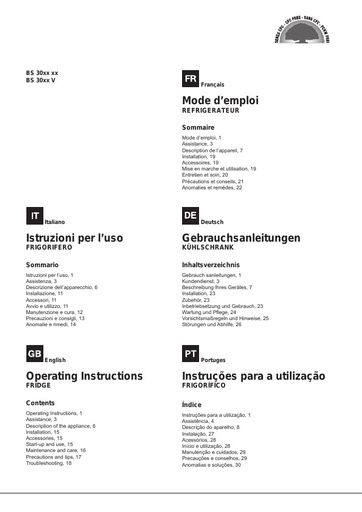 Hotpoint BS 3022 V Refrigerator