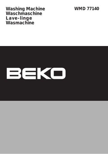 BEKO WMD 77140 Washing Machine