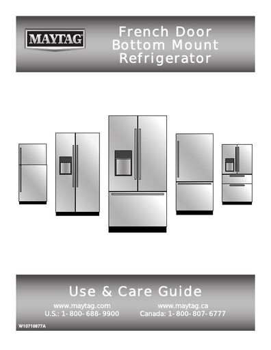 Maytag MFT2574DEM Fridge Freezer