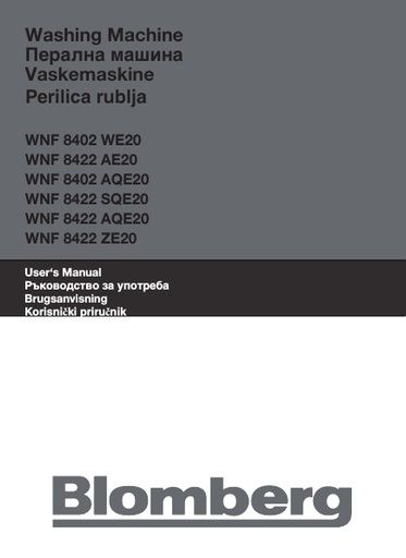 Blomberg WNF 8402 WE20 Washing Machine