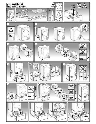 Bosch WTMC3321US - Nexxt 500 Series Electric Dryer Installation Instructions