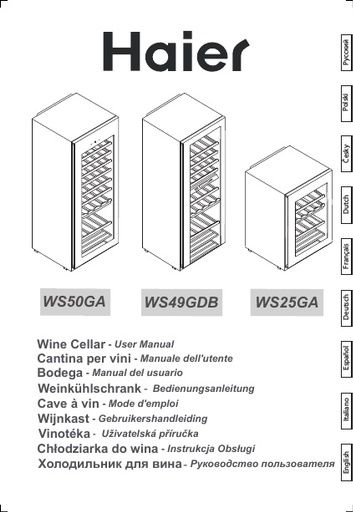 Haier WS49GDB Wine Cabinet