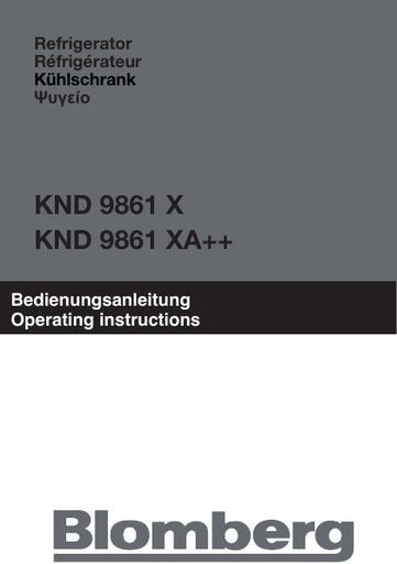 Blomberg KND 9861 XA++ Fridge Freezer