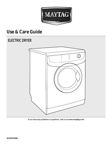 Maytag MED7500YW Dryer