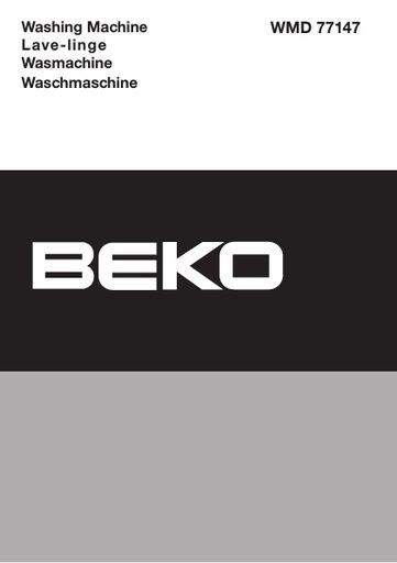BEKO WMD 77147 Washing Machine