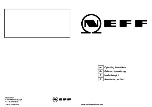 Neff Stainless Steel Gas Hob - HNF1100