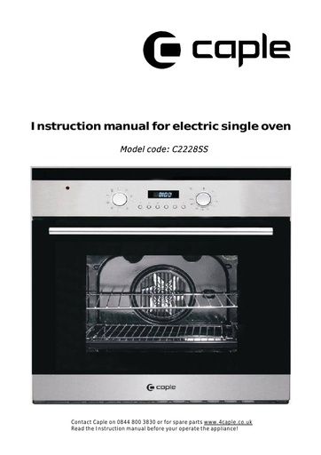 C2228 Instruction manual