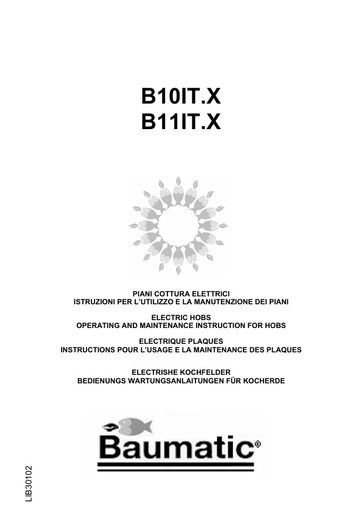 Baumatic B10ITX Hob
