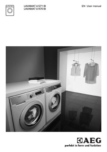AEG L61271BI Washing Machine