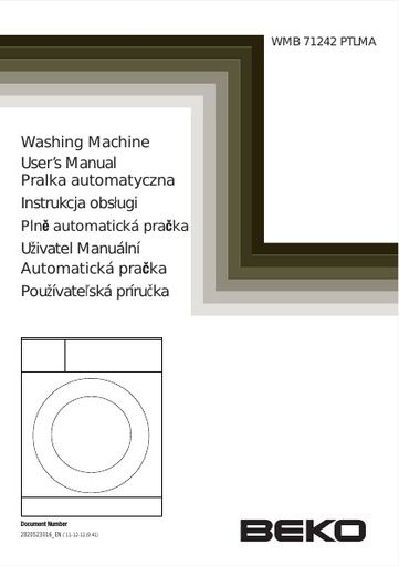 BEKO WMB 71242 PTLMA Washing Machine