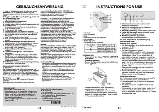 Bauknecht GTA 135 Freezer